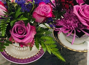 Flower Teacup arrangements